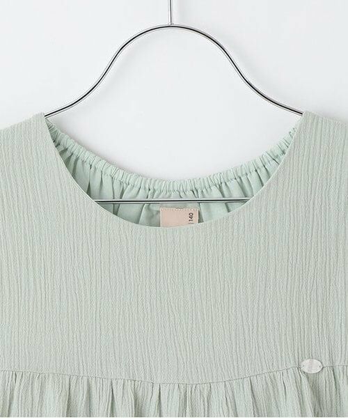 petit main / プティマイン Tシャツ | 【スマイル/リンク】楊柳チュニック(ジュニアサイズ) | 詳細2