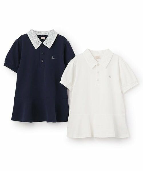 petit main / プティマイン シャツ・ブラウス | 【リンク】ペプラムポロシャツ(ジュニア) | 詳細9