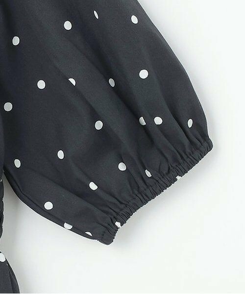 petit main / プティマイン Tシャツ | 【リンク】パフスリーブ柄チュニック(ジュニア) | 詳細3