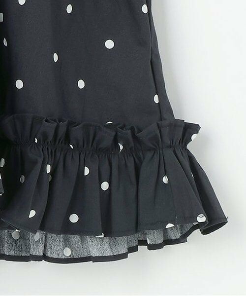 petit main / プティマイン Tシャツ | 【リンク】パフスリーブ柄チュニック(ジュニア) | 詳細4