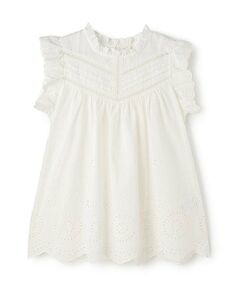 petit main / プティマイン Tシャツ | 【リンク】オーバーレースチュニック(ジュニア)