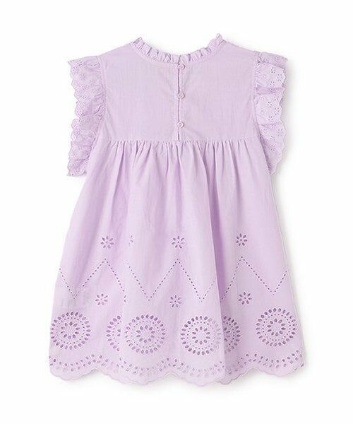 petit main / プティマイン Tシャツ | 【リンク】オーバーレースチュニック(ジュニア) | 詳細1