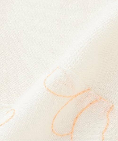 petit main / プティマイン Tシャツ | 【リンク】お花刺しゅうドッキングT(ジュニア) | 詳細6