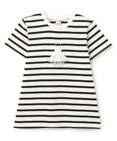 petit main / プティマイン Tシャツ | 【防汚/リンク】キラキラモチーフTシャツ(ジュニア)