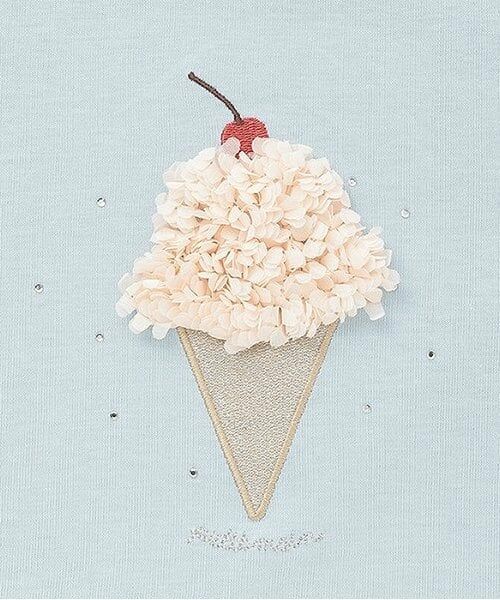 petit main / プティマイン Tシャツ | 【防汚/リンク】キラキラモチーフTシャツ(ジュニア) | 詳細6