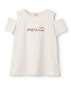 petit main / プティマイン Tシャツ | 【水陸両用】ロゴ刺しゅうTシャツ(ジュニア)