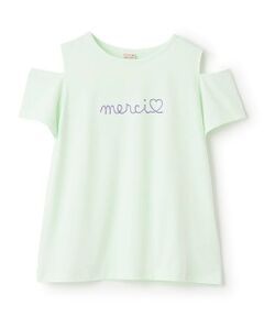 petit main / プティマイン Tシャツ | 【水陸両用】ロゴ刺しゅうTシャツ(ジュニア)