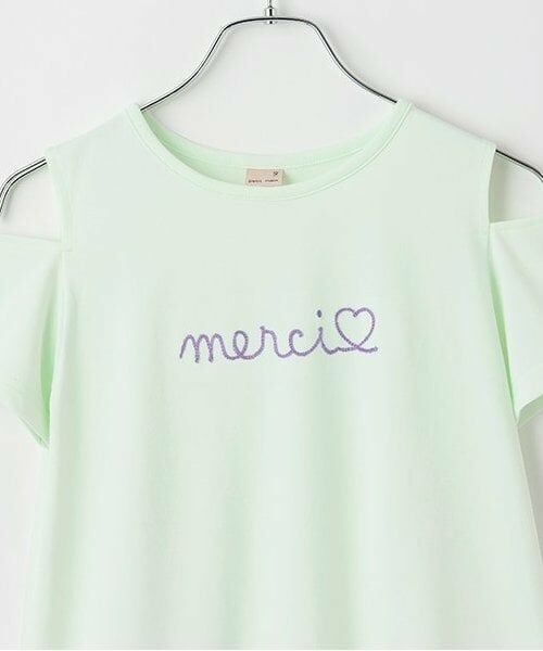 petit main / プティマイン Tシャツ | 【水陸両用】ロゴ刺しゅうTシャツ(ジュニア) | 詳細2