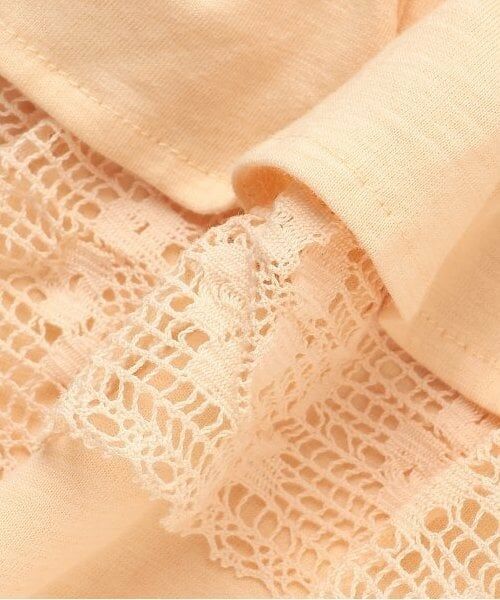 petit main / プティマイン Tシャツ | 【接触冷感/リンク】オフショルレースT(ジュニア) | 詳細5