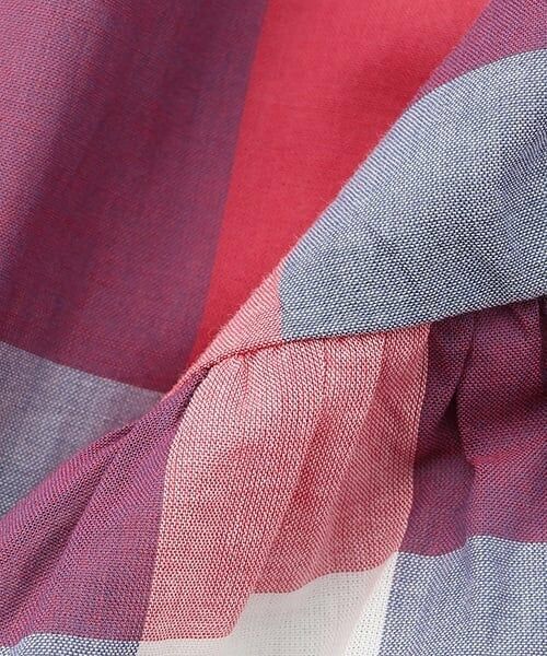 petit main / プティマイン ミニ丈・ひざ丈ワンピース | 【リンク】肩あきチェックワンピース(ジュニア) | 詳細14