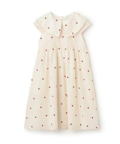 petit main / プティマイン ミニ丈・ひざ丈ワンピース | 【リンク】ハート刺しゅうワンピース(ジュニア)