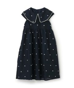 petit main / プティマイン ミニ丈・ひざ丈ワンピース | 【リンク】ハート刺しゅうワンピース(ジュニア)