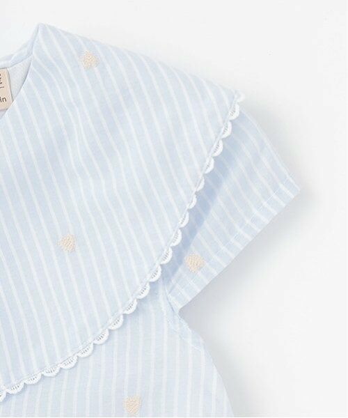 petit main / プティマイン ミニ丈・ひざ丈ワンピース | 【リンク】ハート刺しゅうワンピース(ジュニア) | 詳細6