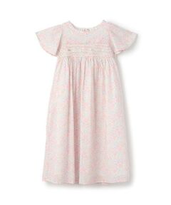 petit main / プティマイン ミニ丈・ひざ丈ワンピース | 【リンク】スモッキングワンピース(ジュニア)