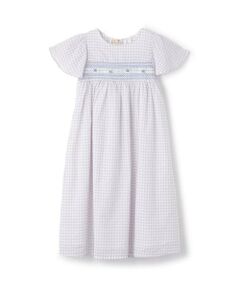 petit main / プティマイン ミニ丈・ひざ丈ワンピース | 【リンク】スモッキングワンピース(ジュニア)