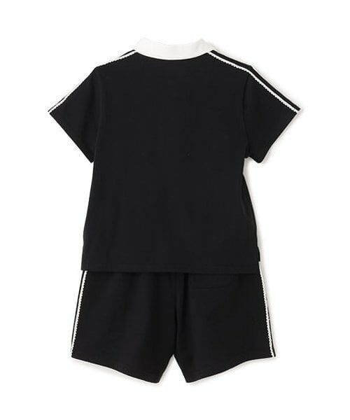 petit main / プティマイン ミニ丈・ひざ丈ワンピース | 【リンク/接触冷感】ポロセットアップ(ジュニアサイズ) | 詳細1