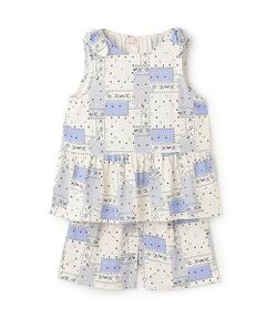 petit main / プティマイン ミニ丈・ひざ丈ワンピース | 【リンク】総柄セットアップ(ジュニア)