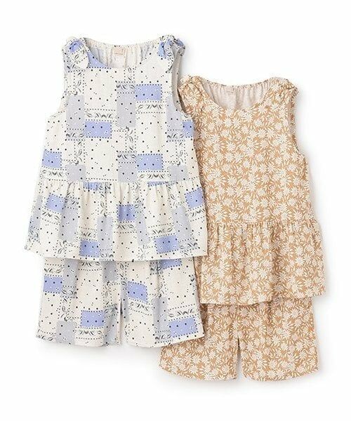 petit main / プティマイン ミニ丈・ひざ丈ワンピース | 【リンク】総柄セットアップ(ジュニア) | 詳細10