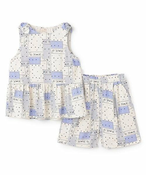 petit main / プティマイン ミニ丈・ひざ丈ワンピース | 【リンク】総柄セットアップ(ジュニア) | 詳細2