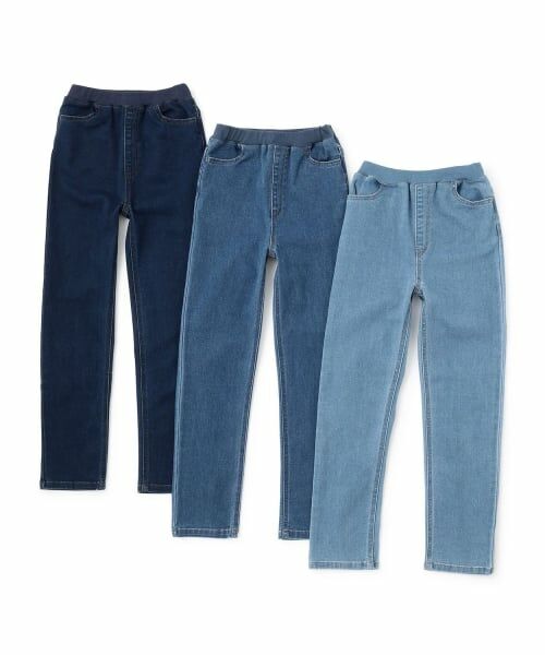 petit main / プティマイン その他パンツ | 【リンク】デニムストレートパンツ(ジュニアサイズ) | 詳細8