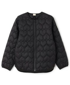 petit main / プティマイン ブルゾン | 【リンク/洗える】ハートキルティングジャケット(ジュニアサイズ)