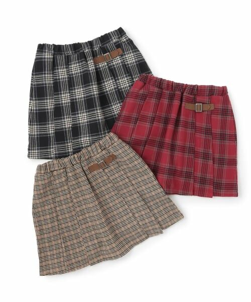 petit main / プティマイン ミニ・ひざ丈スカート | 【リンク】チェックスカパン(ジュニアサイズ) | 詳細8