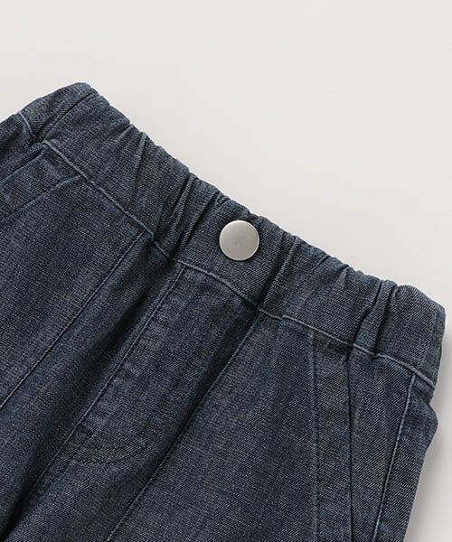 petit main / プティマイン ショート・ハーフ・半端丈パンツ | 【WEB限定】デニムベイカーハーフパンツ | 詳細2