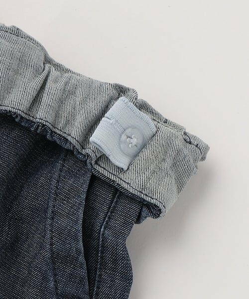 petit main / プティマイン ショート・ハーフ・半端丈パンツ | 【WEB限定】デニムベイカーハーフパンツ | 詳細3