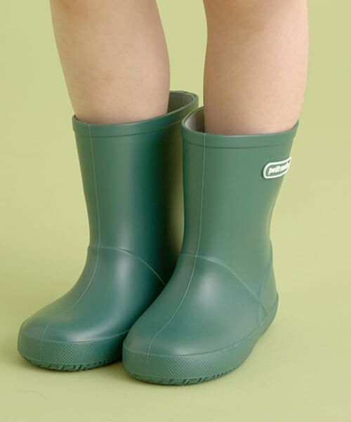 petit main / プティマイン レインシューズ | 【WEB限定】【プティプラ】カラフルレインブーツ【カーキ】 | 詳細12