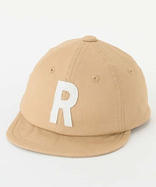 petit main / プティマイン ベビー・キッズグッズ | 【リンク】アルファベットロゴキャップ(ベビー)（ベージュ）