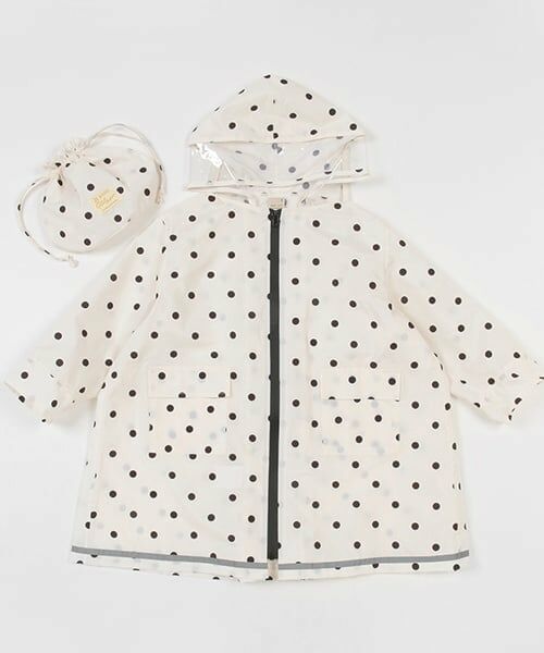 petit main / プティマイン その他アウター | アソートレインコート（薄ベージュ）