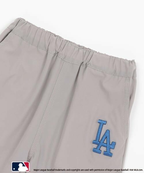 petit main / プティマイン ショート・ハーフ・半端丈パンツ | 【MLB】ロゴ刺しゅうハーフパンツ | 詳細2