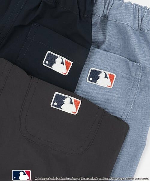 petit main / プティマイン ショート・ハーフ・半端丈パンツ | 【MLB】ロゴ刺しゅうハーフパンツ | 詳細7