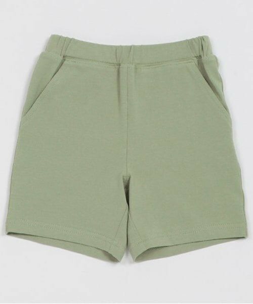 petit main / プティマイン ショート・ハーフ・半端丈パンツ | 【プティプラ】BOYSカットショーパン（グリーン）