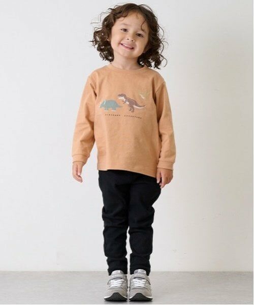 petit main / プティマイン レギンス・スパッツ | 【プティプラ】BOYS10分丈レギンス（黒）