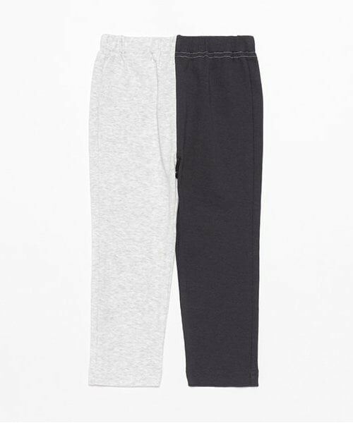 petit main / プティマイン レギンス・スパッツ | 【オーガニック】カラーレギンス（シロ杢）