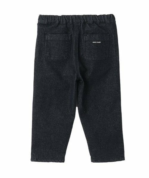 petit main / プティマイン その他パンツ | デニム風タックテーパードパンツ | 詳細5