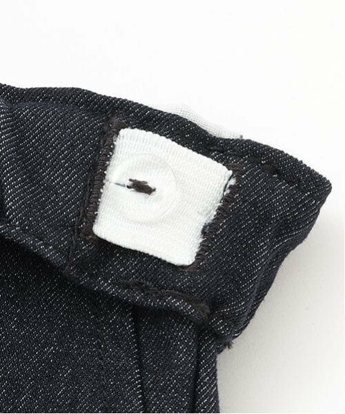petit main / プティマイン その他パンツ | デニム風タックテーパードパンツ | 詳細7