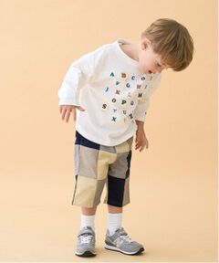 petit main / プティマイン ショート・ハーフ・半端丈パンツ | パッチワークハーフパンツ