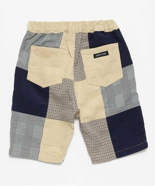 petit main / プティマイン ショート・ハーフ・半端丈パンツ | パッチワークハーフパンツ | 詳細7