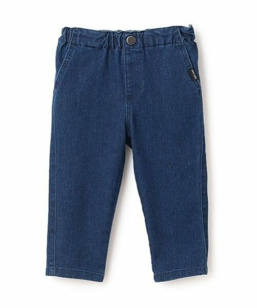 petit main / プティマイン その他パンツ | ストレッチイージーパンツ（紺）