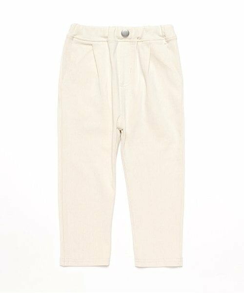petit main / プティマイン その他パンツ | 【スマイルシリーズ】BOYSタックパンツ（ECRU(キナリ)）