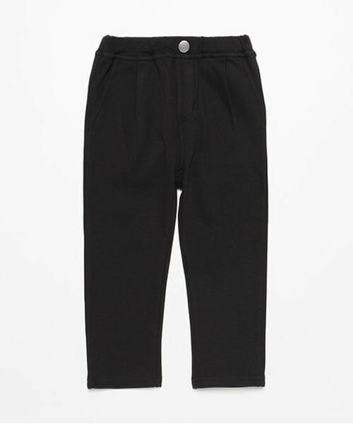 petit main / プティマイン その他パンツ | 【スマイルシリーズ】BOYSタックパンツ（黒）