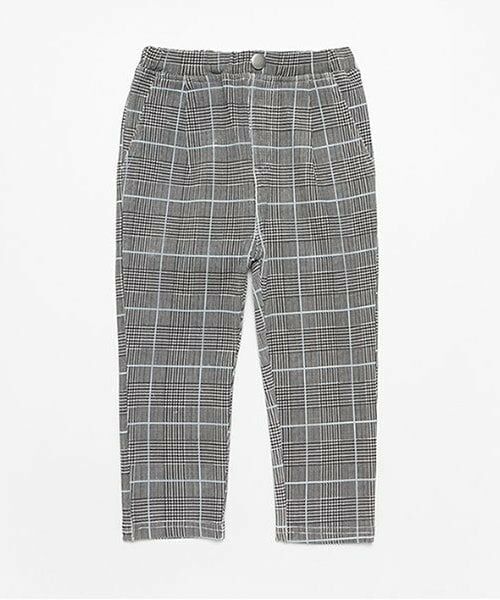 petit main / プティマイン その他パンツ | 【スマイルシリーズ】BOYSタックパンツ（グレー）