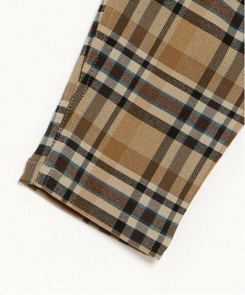 petit main / プティマイン その他パンツ | チェックストレッチテーパードパンツ | 詳細5