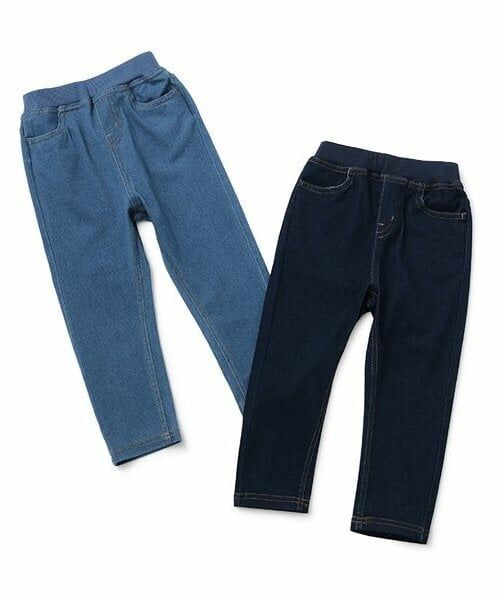 petit main / プティマイン その他パンツ | カットデニムストレートパンツ | 詳細7