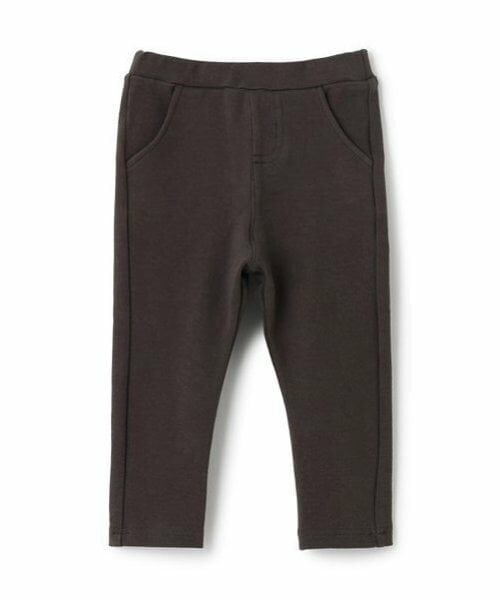 petit main / プティマイン その他パンツ | 【防汚加工】デイリーカラーパンツ（チャコール）