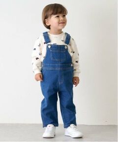 petit main / プティマイン サロペット・オールインワン | ストレッチデニムオーバーオール