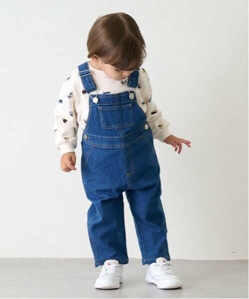 petit main / プティマイン サロペット・オールインワン | ストレッチデニムオーバーオール | 詳細1