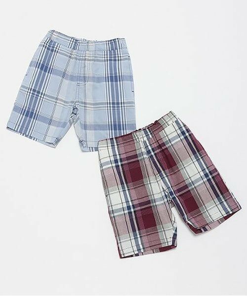 petit main / プティマイン ショート・ハーフ・半端丈パンツ | 【リンク】マドラスハーフパンツ(キッズ) | 詳細8